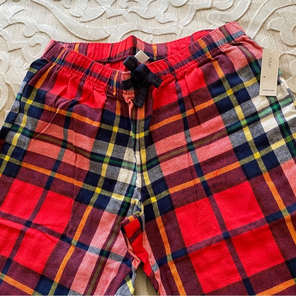 Old Navy flannel plaid pajama bottoms New with tag Sz M - Picture 2 of 6